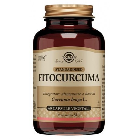 Solgar Fitocurcuma - Integratore antiossidante con curcuma 60 capsule vegetali
