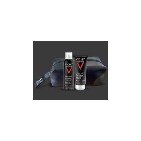 Vichy Homme pochette Hydra Mag C gel doccia shampoo + Sensi Shave schiuma da barba