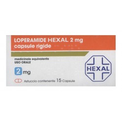 Sandoz Loperamide Hexal 2 mg 15 capsule rigide