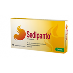 Krka Farmaceutici Milano Sedipanto 20 mg 14 compresse gastroresistenti