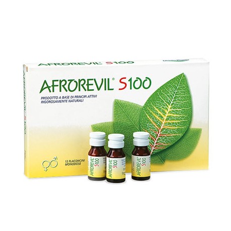 Afrorevil S100 integratore tonico energizzante 12 fiale 10 ml