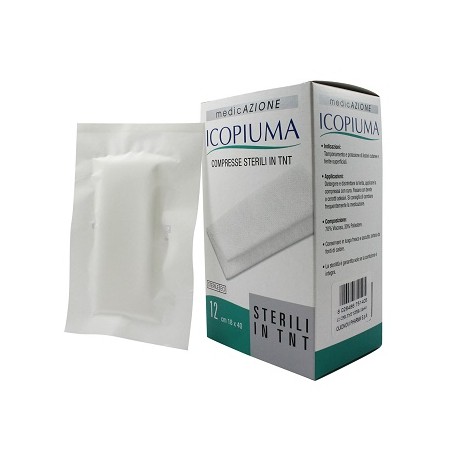 Desa Pharma Garza Compressa in TNT Icopiuma adesiva 18 x 40 cm 12 pezzi