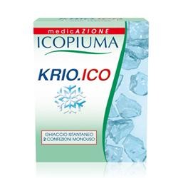 Icopiuma Krio.Ico Ghiaccio istantaneo monouso per pronto soccorso 2 buste