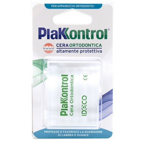 Plakkontrol Cera ortodontica protettiva per labbra e guance da apparecchio  6,5 g