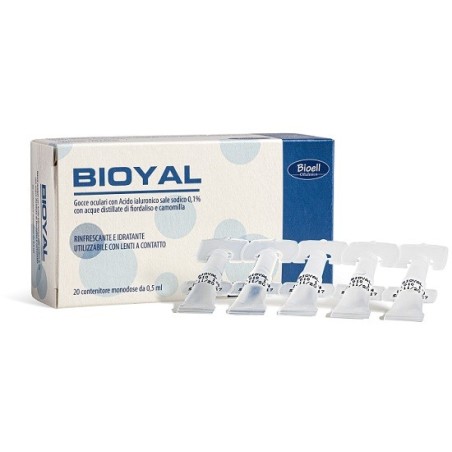 Bioyal Gocce oculari decongestionanti ed antiarrossanti 20 flaconcini 0,5 ml Bioyal Gocce oculari decongestionanti ed antiarrossanti 20 flaconcini 0,5 ml