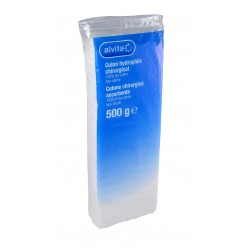 Alvita Cotone Chirurgico Assorbente morbido e resistente 100% cotone 500g