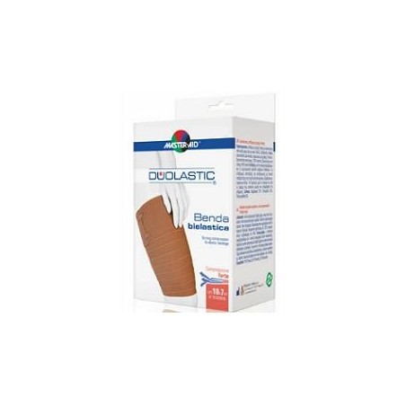 Master Aid Duolastic Bendaggio bielastico non adesivo forte compressione cm 12 x 7 m Master Aid Duolastic Bendaggio bielastico non adesivo forte compressione cm 12 x 7 m