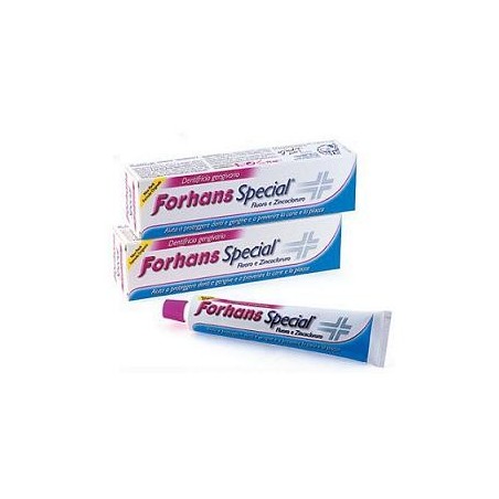 Forhans Dentifricio gengivario allo zinco cloruro prevenzione della placca 100 ml Forhans Dentifricio gengivario allo zinco cloruro prevenzione della placca 100 ml