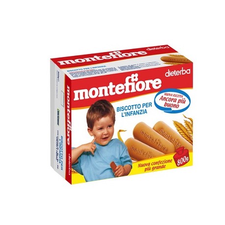 Dieterba Montefiore Biscotto per l'infanzia morbido si scioglie in bocca 800 g