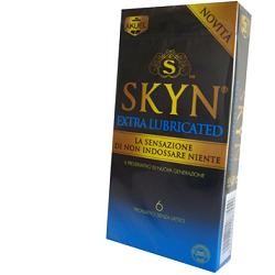 Akuel Skyn Extra Lubrificato profilattico sottile morbido 6 pezzi