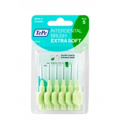 TePe Scovolino Extrasoft Verde 0,8 mm scovolino per spazi interdentali 6 pezzi