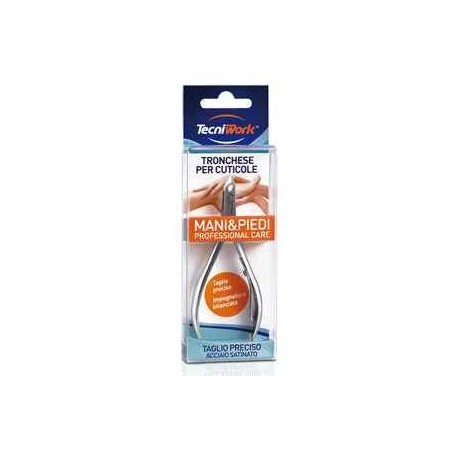 Tecniwork Tronchese per cuticole di mani e piedi in acciaio satinato taglio da 5 mm 1 pezzo Tecniwork Tronchese per cuticole di mani e piedi in acciaio satinato taglio da 5 mm 1 pezzo
