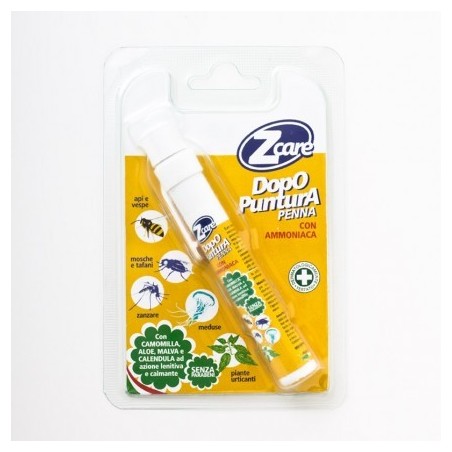 Z Care Dopopuntura penna con ammoniaca azione calmante lenitiva dopo puntura 14 ml Z Care Dopopuntura penna con ammoniaca azione calmante lenitiva dopo puntura 14 ml