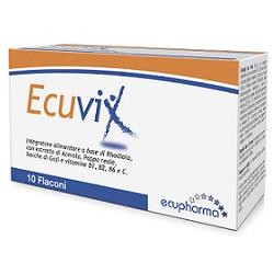 Ecupharma Ecuvix integratore per stanchezza fisica e mentale 10 flaconcini 10 ml
