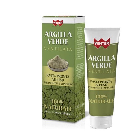 Winter Argilla verde ventilata 100% naturale pronta all'uso per impacchi e maschere 250 ml Winter Argilla verde ventilata 100% naturale pronta all'uso per impacchi e maschere 250 ml