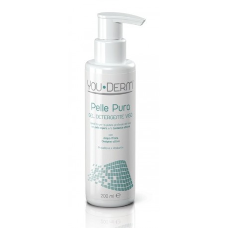 Youderm Pelle Pura Gel detergente viso purificante per pelle impura 200 ml