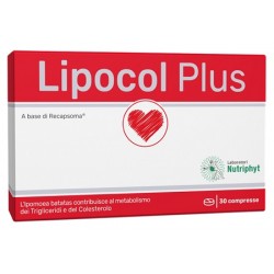 Lipocol Plus integratore a base di recapsoma per trigliceridi e del colesterolo 30 compresse