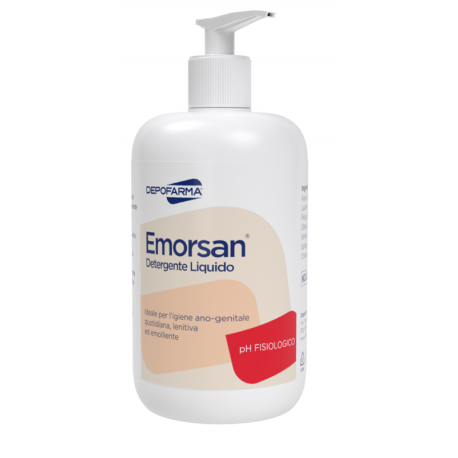 Depofarma Emorsan Detergente liquido per l'igiene della zona ano-genitale 500 ml