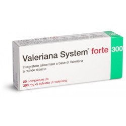 Sanifarma Valeriana System Forte 300 integratore anti stress 20 compresse