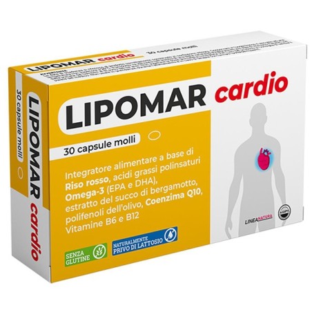 Lipomar Cardio Integratore per il Benessere del Cuore 30 capsule molli Lipomar Cardio Integratore per il Benessere del Cuore 30 capsule molli