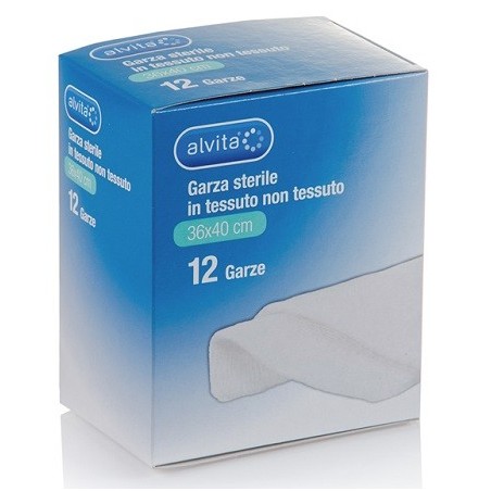 Alvita Garza Sterile in TNT per medicazioni della pelle 36 x 40 cm 12 pezzi Alvita Garza Sterile in TNT per medicazioni della pelle 36 x 40 cm 12 pezzi