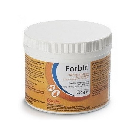 Forbid integratore per cani e gatti per prevenire ed eliminare la coprofagia polvere 250 g Forbid integratore per cani e gatti per prevenire ed eliminare la coprofagia polvere 250 g