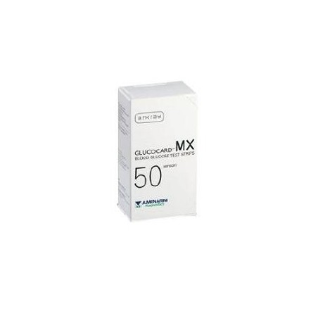 Glucocard Mx strisce per la misurazione della glicemia 50 pezzi Glucocard Mx strisce per la misurazione della glicemia 50 pezzi