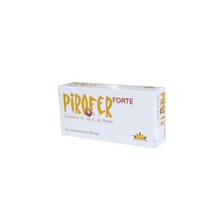 Pirofer Forte integratore di ferro per allattamento e donne fertili 30 compresse Pirofer Forte integratore di ferro per allattamento e donne fertili 30 compresse