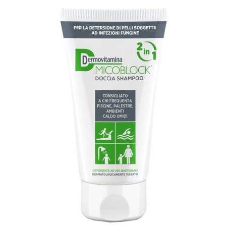 Dermovitamina Micoblock 2 in 1 Doccia Shampoo prevenzione funghi 200 ml Dermovitamina Micoblock 2 in 1 Doccia Shampoo prevenzione funghi 200 ml