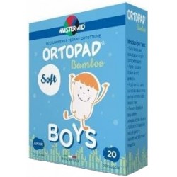 Master Aid Ortopad Soft Boys occlusore autoadesivo per ambliopia e strabismo 20 pezzi