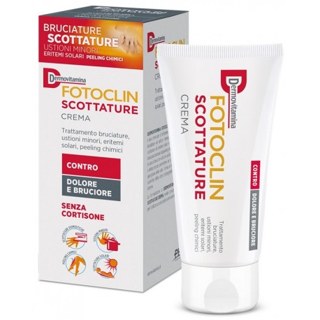 Dermovitamina Fotoclin Scottature Crema per ustioni e bruciature 150 ml