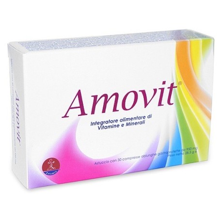 Zetemia Amovit integratore di vitamine e minerali per gravidanza 30 compresse Zetemia Amovit integratore di vitamine e minerali per gravidanza 30 compresse
