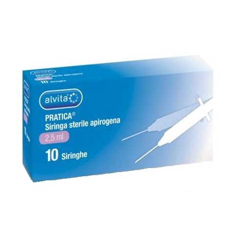Alliance Healthcare It. Dis. Alvita Siringa 2,5 Ml 23 Gauge 10 Pezzi