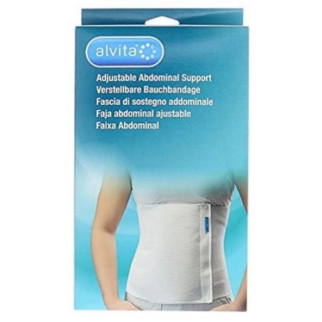 Alvita Fascia addominale taglia 3 ausilio contenitivo circonferenza 110-130 cm Alvita Fascia addominale taglia 3 ausilio contenitivo circonferenza 110-130 cm