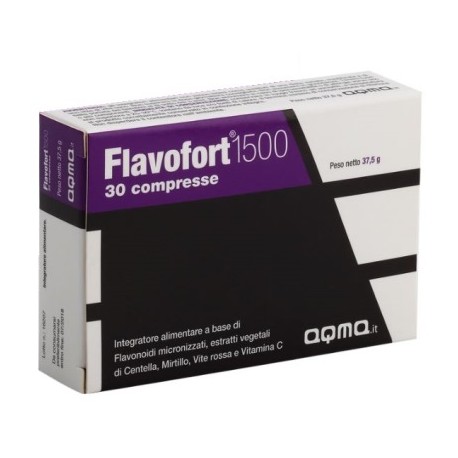 Flavofort 1500 integratore per funzionalità del microcircolo 30 compresse