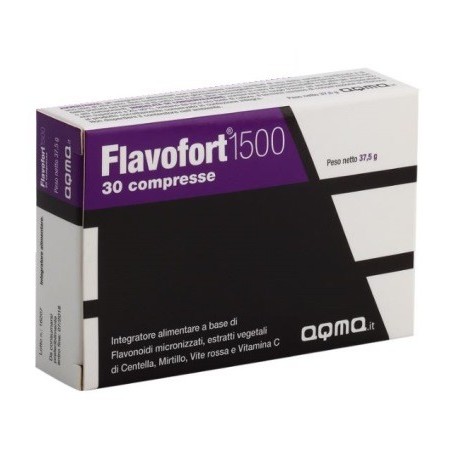 Flavofort 1500 integratore per funzionalità del microcircolo 30 compresse Flavofort 1500 integratore per funzionalità del microcircolo 30 compresse