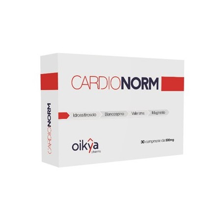 Oikya Pharma Cardionorm integratore per regolazione della pressione 30 compresse Oikya Pharma Cardionorm integratore per regolazione della pressione 30 compresse