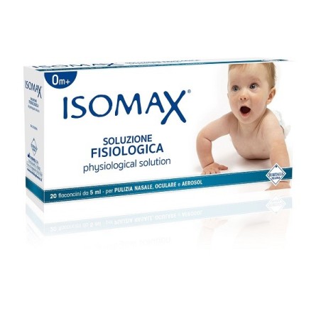 Isomax Soluzione fisiologica per pulizia di naso occhi aerosol 20 x 5 ml Isomax Soluzione fisiologica per pulizia di naso occhi aerosol 20 x 5 ml