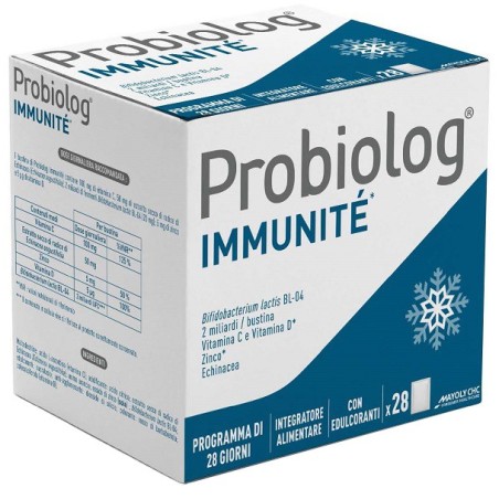 Probiolog Immunitè integratore per funzionamento del sistema immunitario 28 bustine Probiolog Immunitè integratore per funzionamento del sistema immunitario 28 bustine