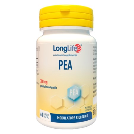 LongLife PEA 300 mg benessere di ossa cartilagine articolazioni 60 capsule LongLife PEA 300 mg benessere di ossa cartilagine articolazioni 60 capsule