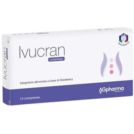 Ag Pharma Ivucran integratore per drenaggio dei liquidi corporei 14 compresse Ag Pharma Ivucran integratore per drenaggio dei liquidi corporei 14 compresse