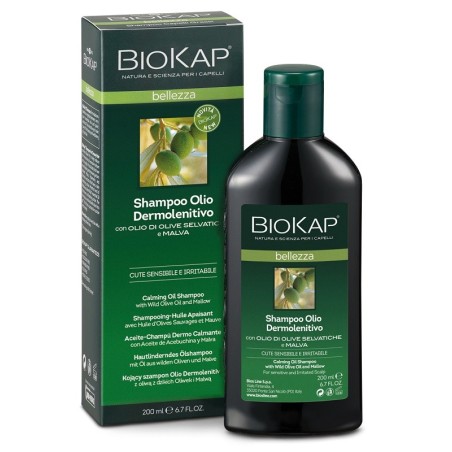 Biokap Shampoo Olio Dermolenitivo per cuoio capelluto sensibile e irritabile 200 ml Biokap Shampoo Olio Dermolenitivo per cuoio capelluto sensibile e irritabile 200 ml