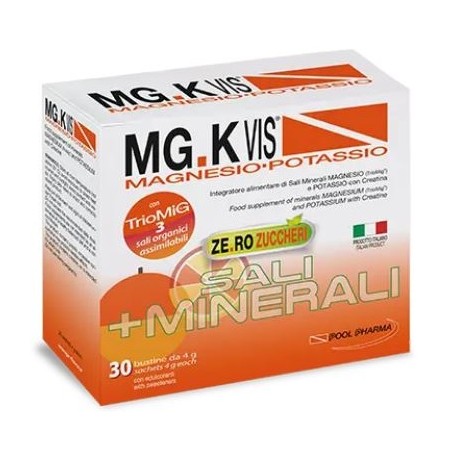 Mgk Vis Magnesio Potassio Orange Zero Zuccheri gusto arancia 30 bustine