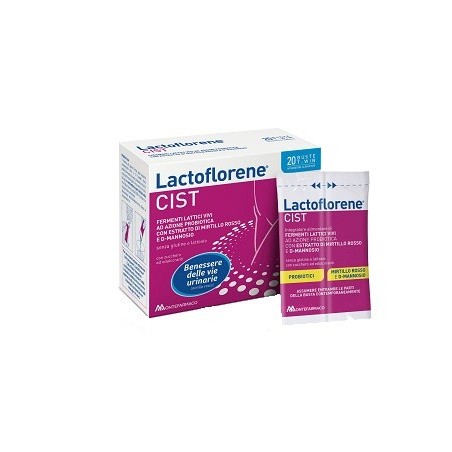 Lactoflorene Cist integratore per funzionalità delle vie urinarie 20 buste Lactoflorene Cist integratore per funzionalità delle vie urinarie 20 buste