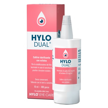 Ursapharm Hylo-dual Collirio idratante per cornea e congiuntiva 10 ml