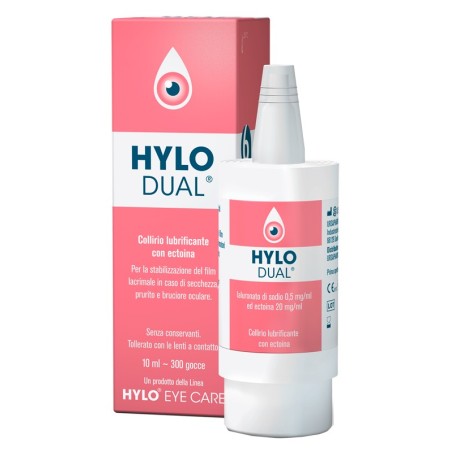 Ursapharm Hylo-dual Collirio idratante per cornea e congiuntiva 10 ml Ursapharm Hylo-dual Collirio idratante per cornea e congiuntiva 10 ml
