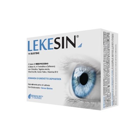 Lekesin integratore per benessere della vista ad azione antiossidante 14 bustine Lekesin integratore per benessere della vista ad azione antiossidante 14 bustine