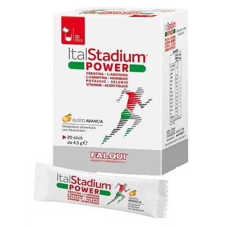 Italstadium Power integratore con nutrienti per lo sport 20 stick