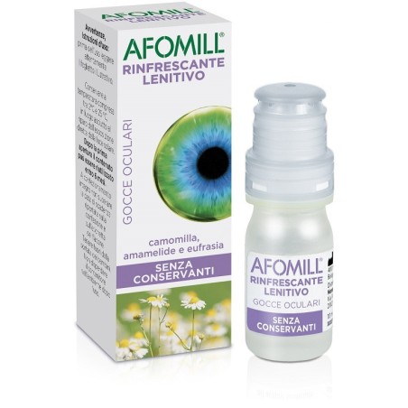 Afomill Rinfrescante Lenitivo gocce oculari rinfrescanti senza conservanti 10 ml Afomill Rinfrescante Lenitivo gocce oculari rinfrescanti senza conservanti 10 ml