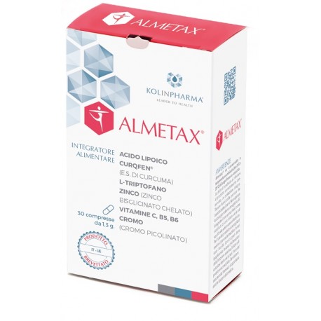 Kolinpharma Almetax integratore per stanchezza e affaticamento 30 compresse